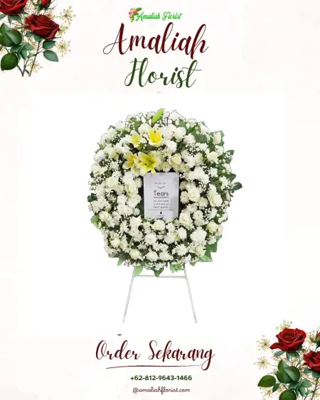Krans Bunga Duka Pakan Sinayan